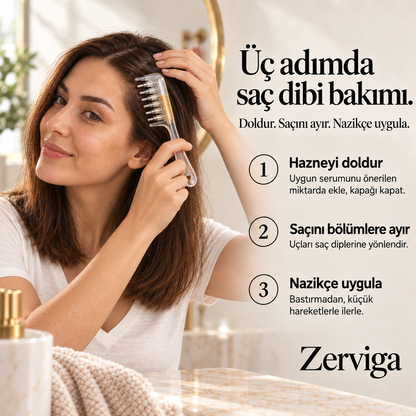 Zerviga Kök Serum Tarağı